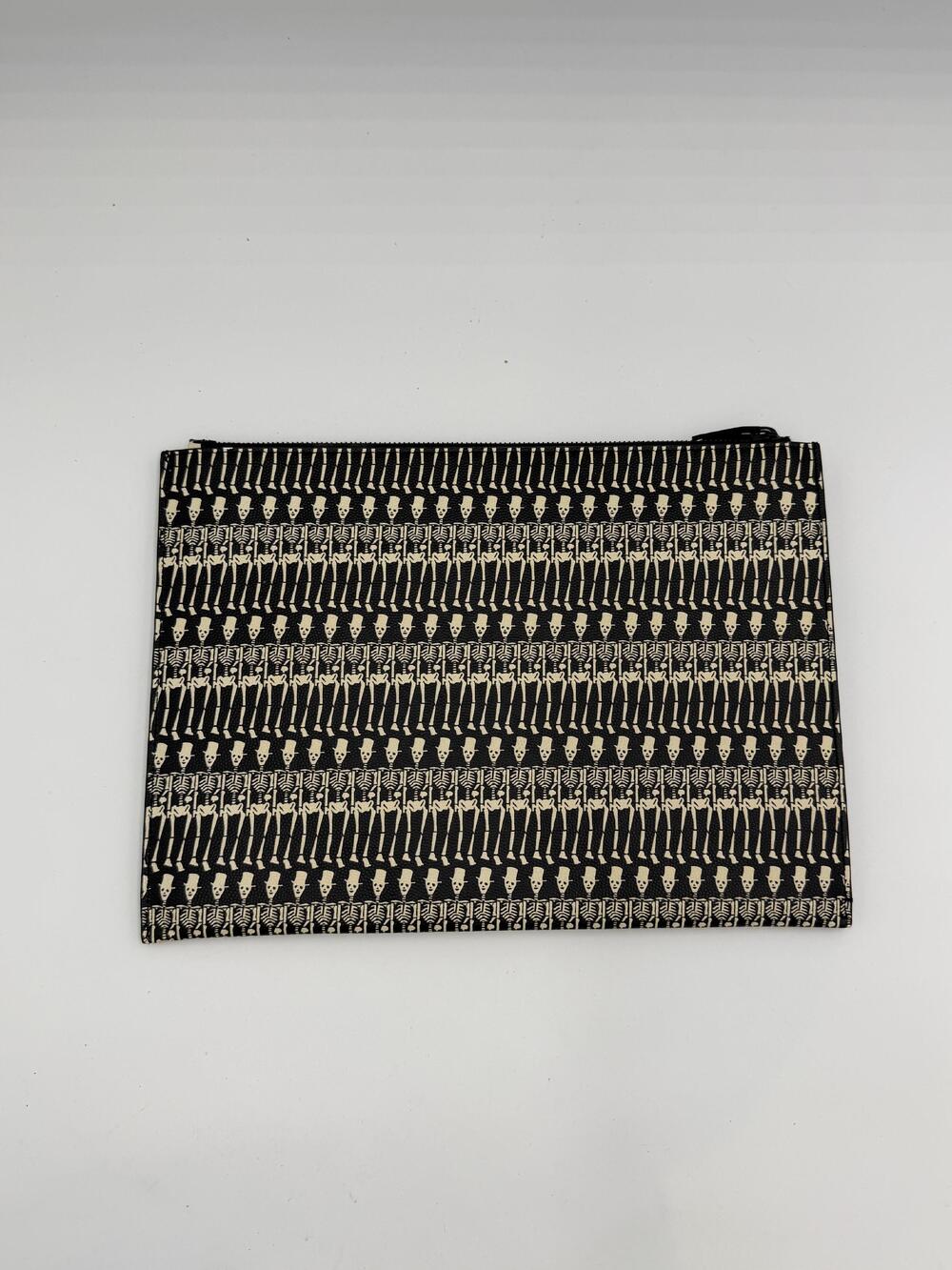 Saint Laurent Skeleton Print Clutch